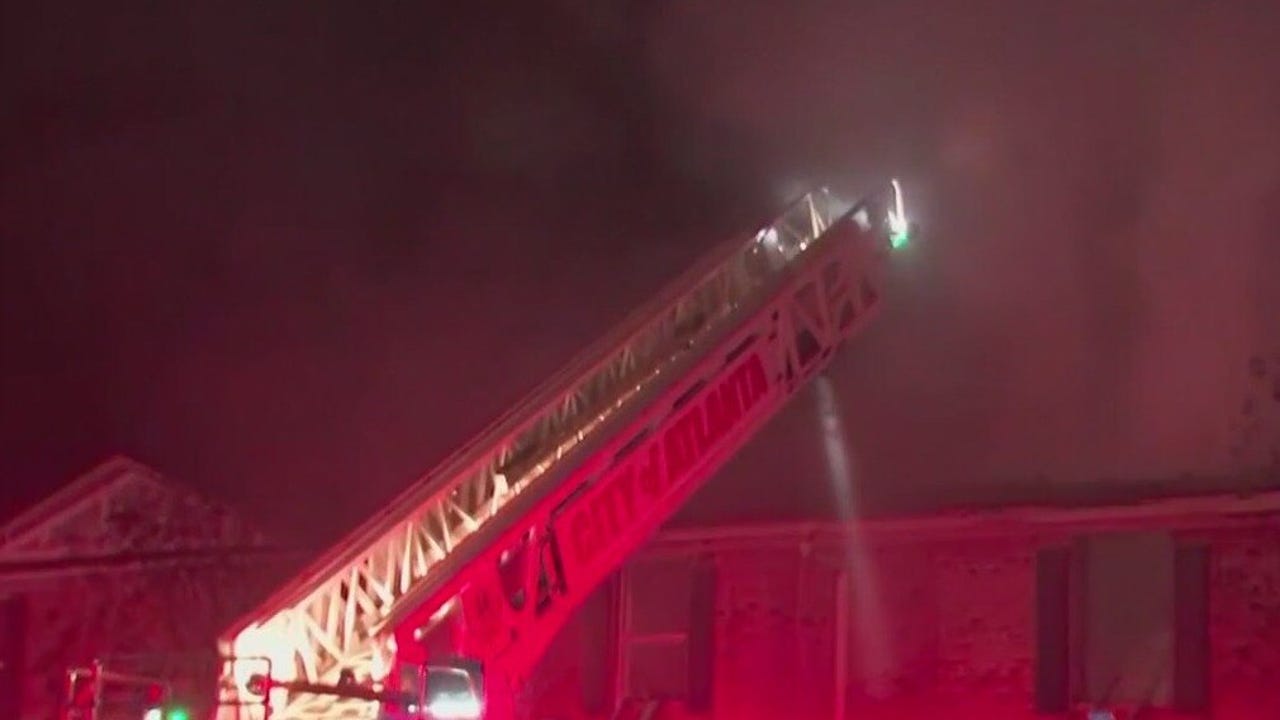 At least 1 person displaced by apartment fire in SW Atlanta overnight