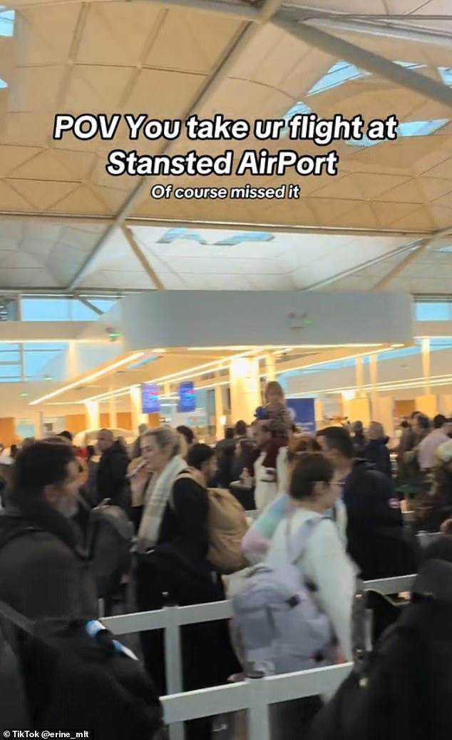 Travel chaos at Stansted airport with passengers missing flights - and ...