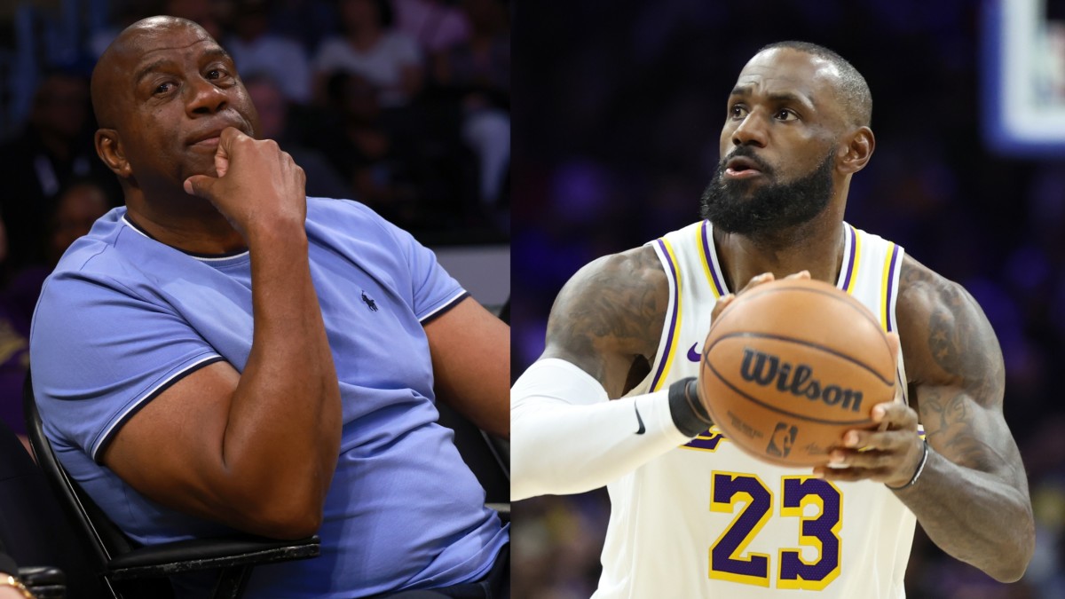NBA legend Magic Johnson reacts to LeBron James' big game for Lakers