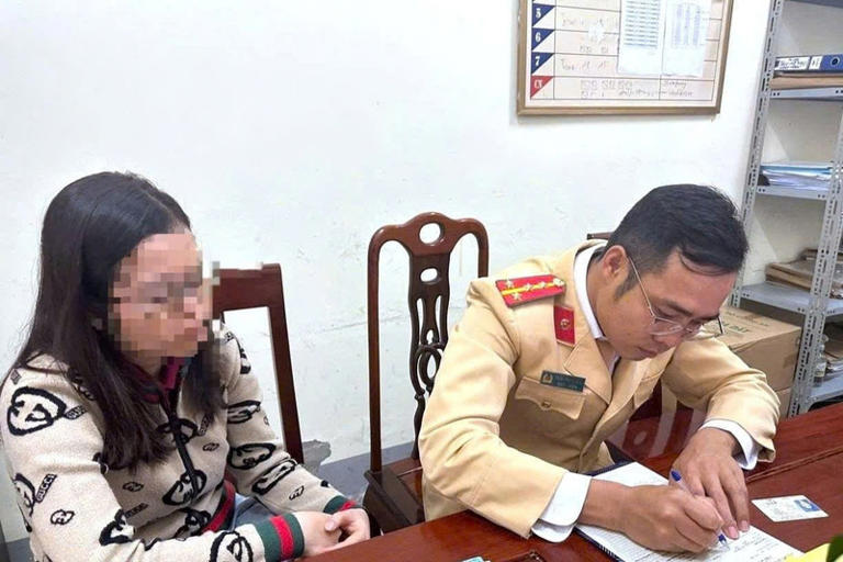 Báo điện tử Tiền Phong Chị H. tại cơ quan Công an. 1