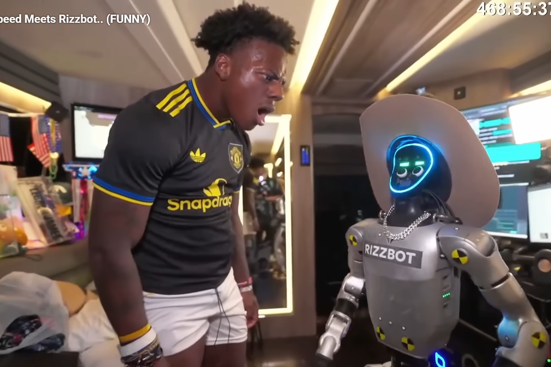 YouTuber IShowSpeed Diperiksa, Diduga Rusak Robot Rizzbot Saat Live