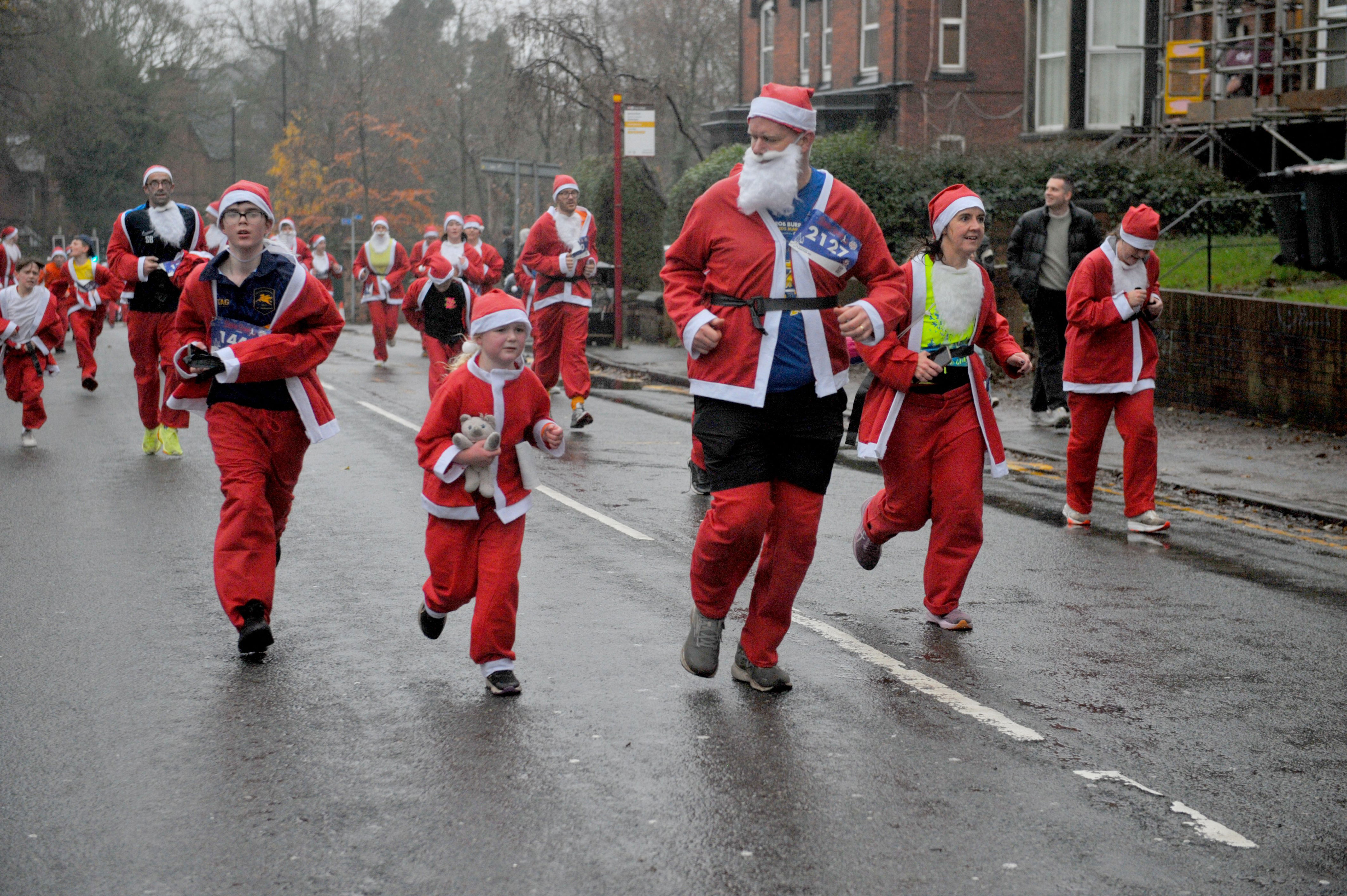 15 photos capture Leeds Santa Dash 2025 as hundreds of Santas fill the ...