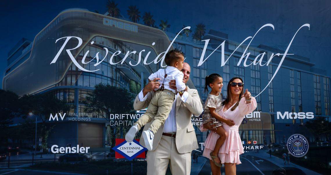 A new wharf, with hotel and clubs, will soon rise along the Miami River