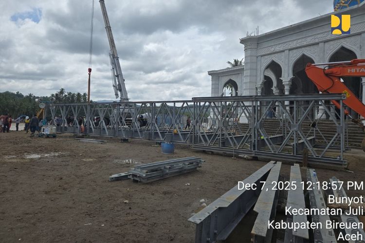 Jembatan Bailey Berdiri di Bireuen, Ini Asal-Usulnya