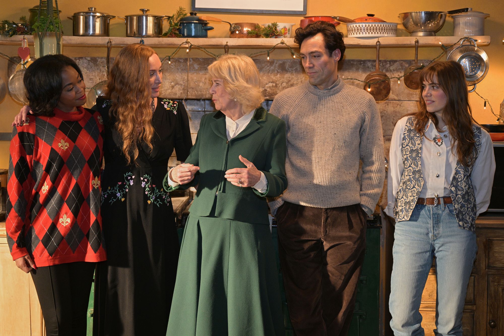 The Queen visits Rivals set in tribute to Jilly Cooper