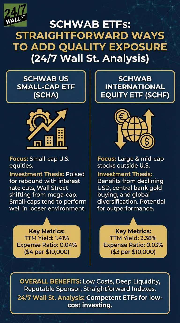 2 Schwab ETFs to load up