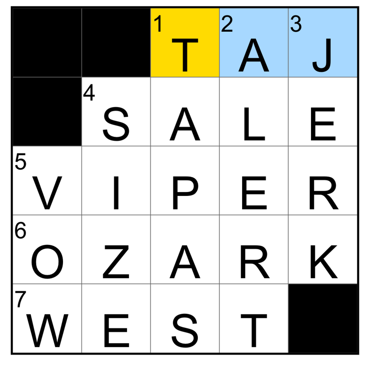 Today's NYT mini crossword answers for Monday, Dec. 8