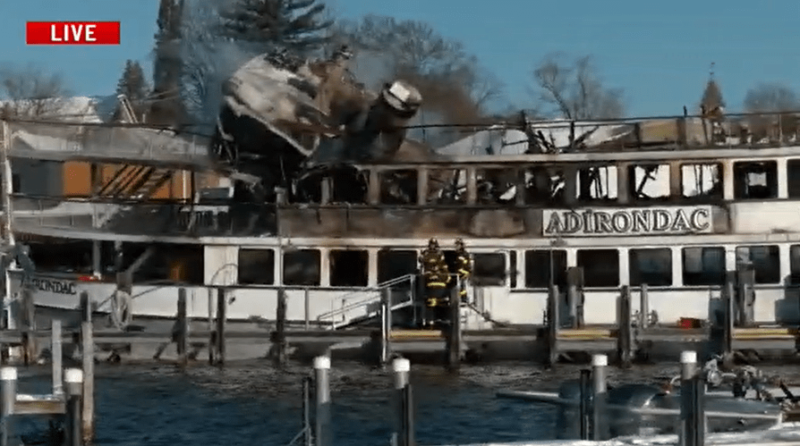 Cruise ship fire in Lake George under investigation