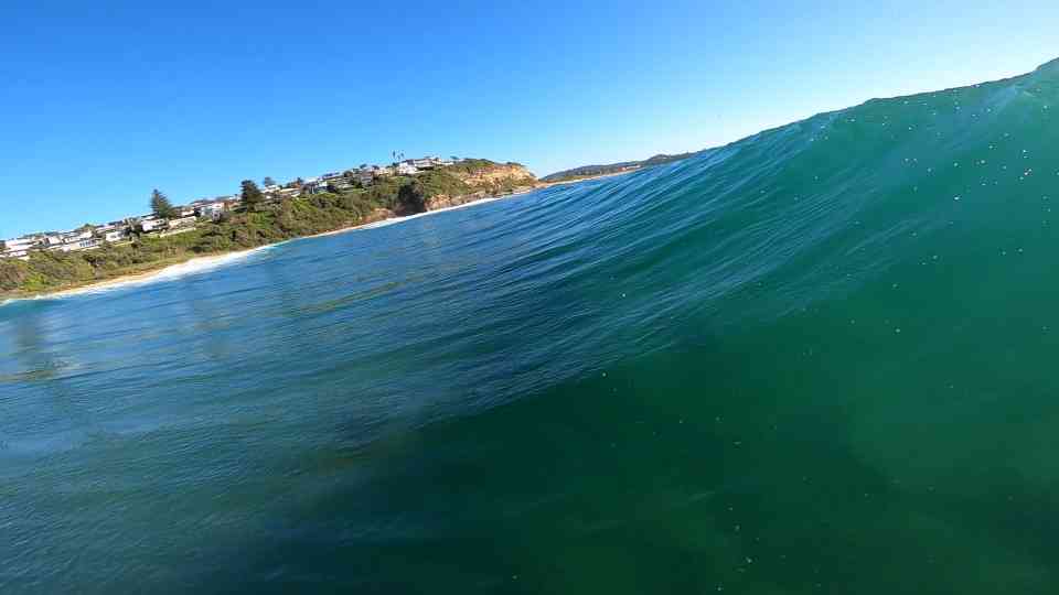 The wave bent wrong and the recovery was pure instinct