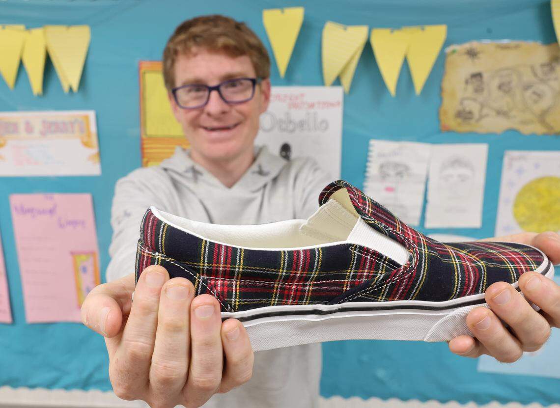 South Charlotte students surprised their teacher. His tearful reaction