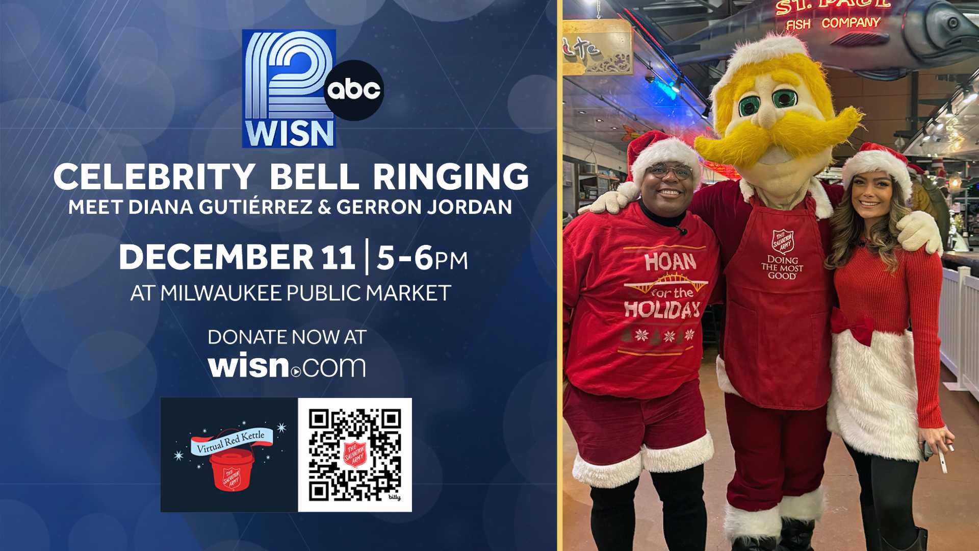 12 News anchors join Milwaukee County Salvation Army for quot Celebrity