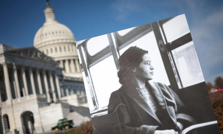 Unseen photos of Rosa Parks return to Montgomery, Alabama, seven ...