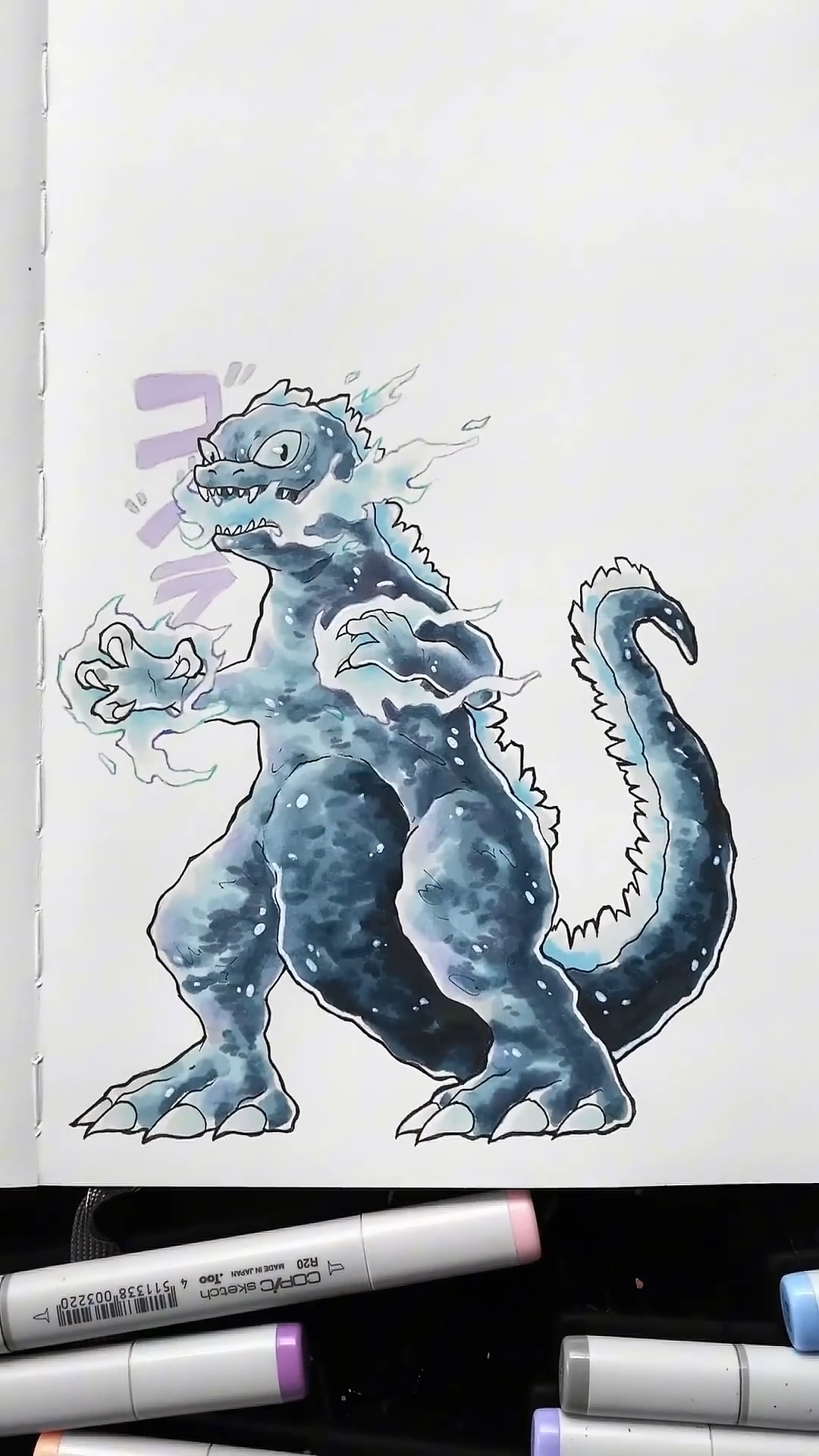 How do you blend markers smoothly?