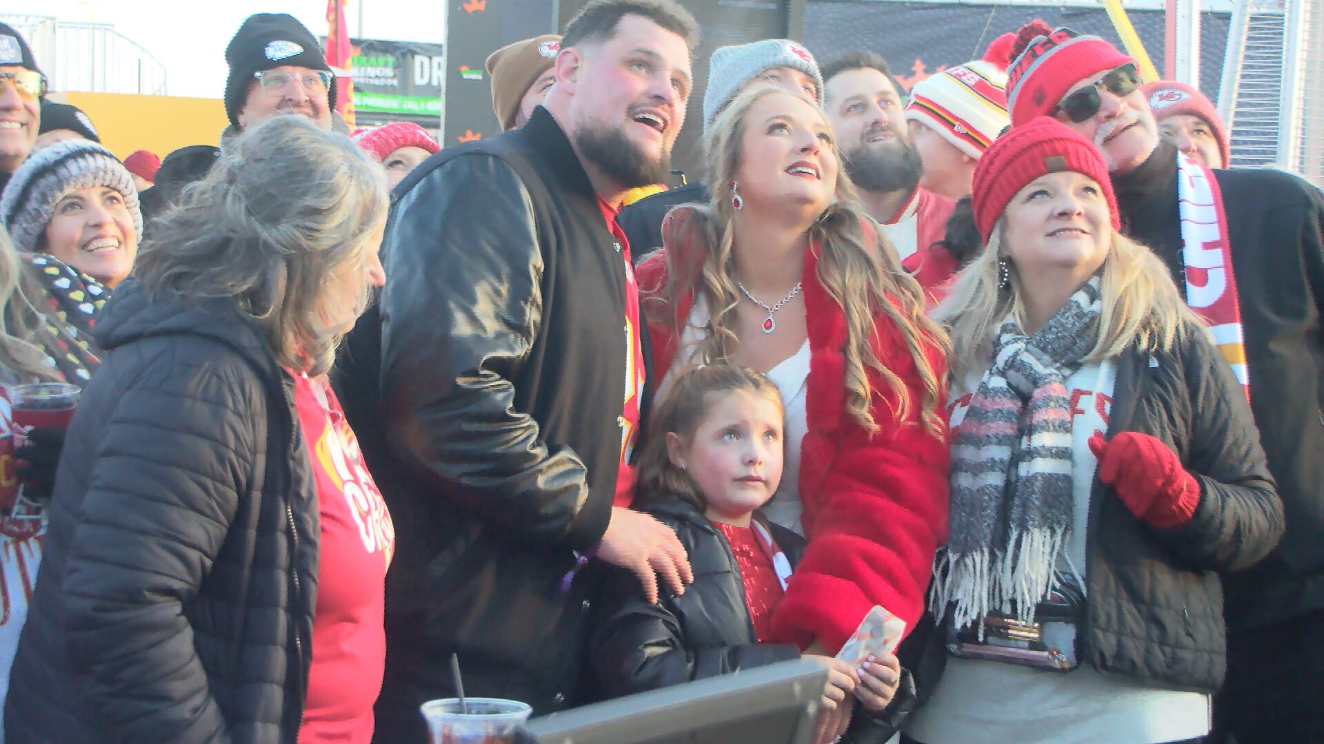 Lifelong Chiefs fans tie the knot at Arrowhead Stadium ahead of Texans ...
