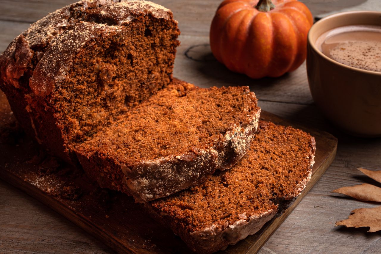 An image of pumpkin bread
