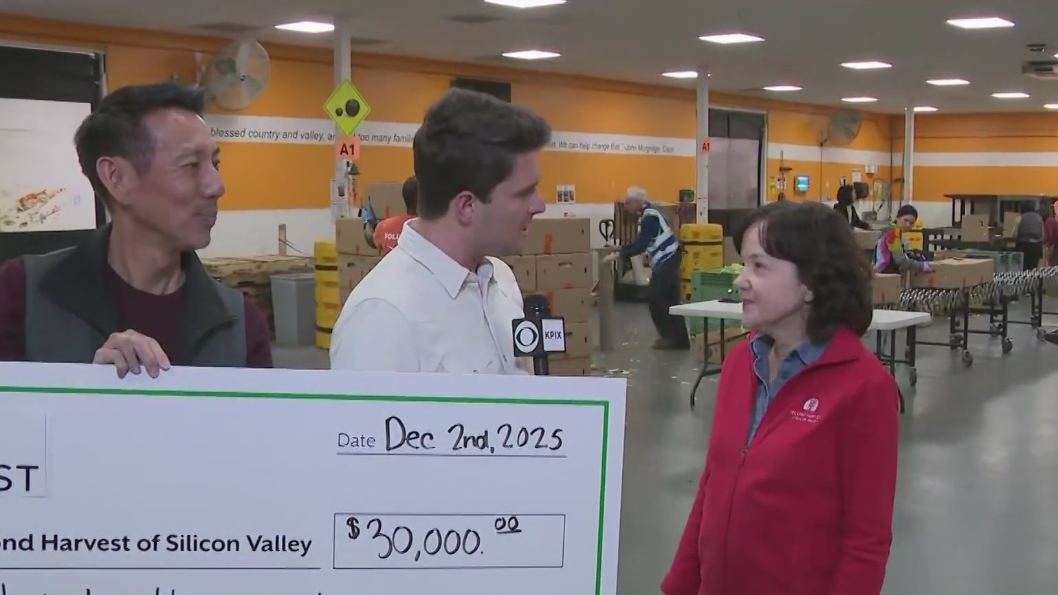 Comcast donates $30,000 to Second Harvest of Silicon Valley