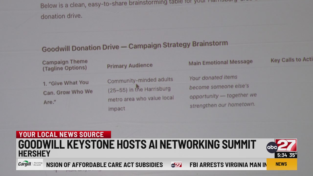 Goodwill Keystone hosts AI networking summit