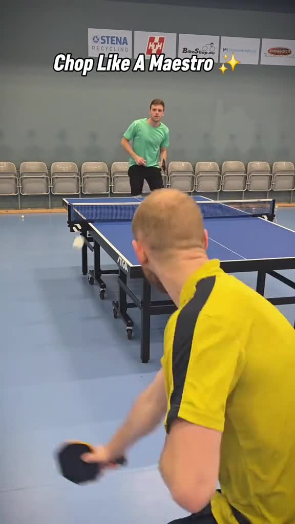Master the perfect table tennis chop like a pro