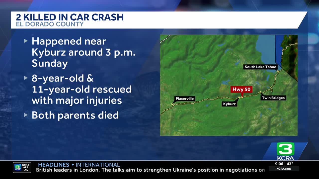 Parents die after El Dorado County vehicle crash into tree