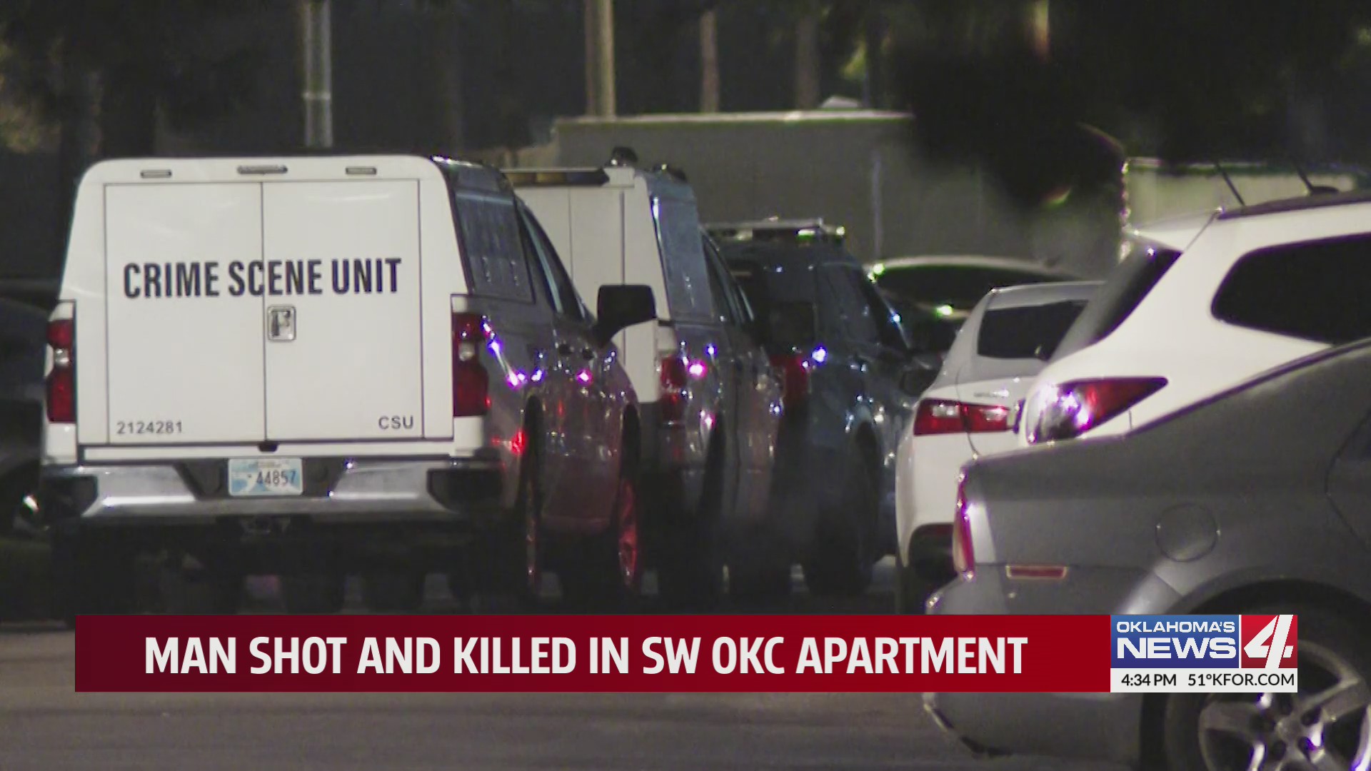 Man shot and killed in SW OKC apartment