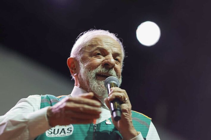 O presidente da República Luiz Inácio Lula da Silva durante a Conferência Nacional de Assistência Social Foto: Wilton Junior / Estadão