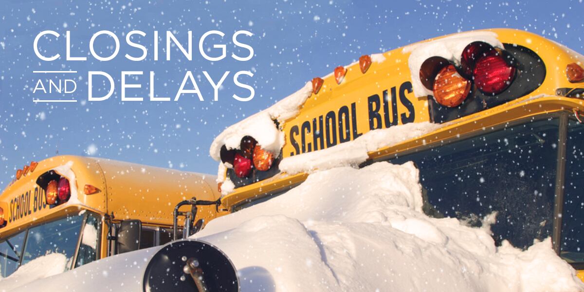 Winter weather worries lead to closures and delays for ENC schools Tuesday