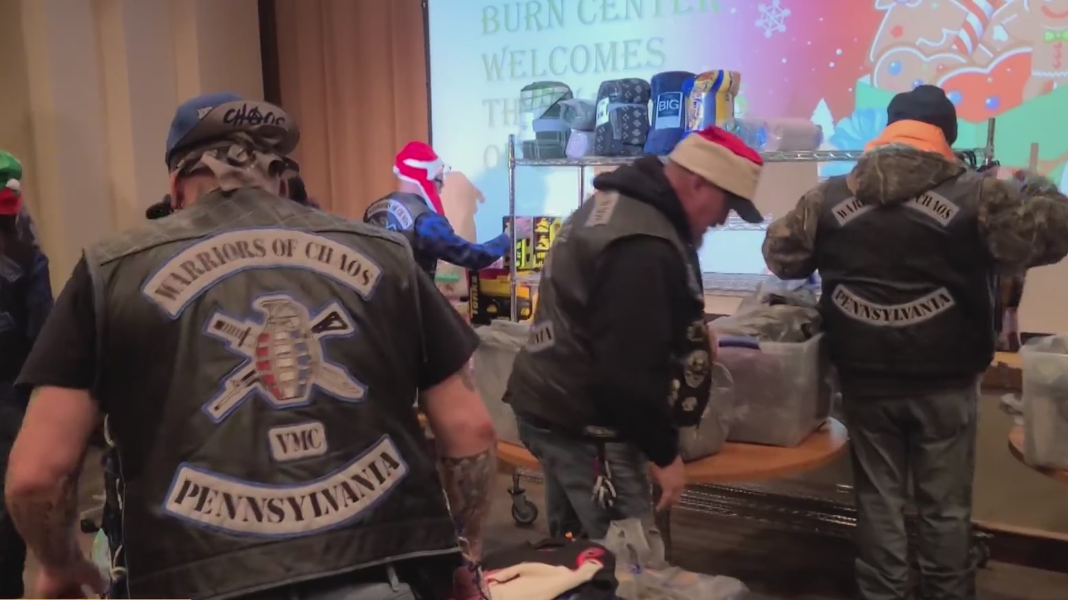 Warriors of Chaos Motorcycle Club donates toys to kids at Pittsburgh ...