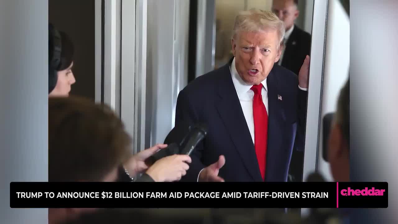Trump to announce $12 billion farm aid package amid tariff-driven strain