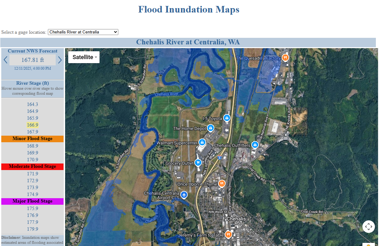 Washington airports brace for flooding as atmospheric river delivers ...