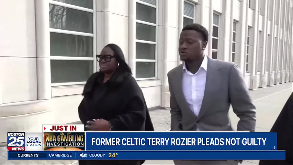Former Boston Celtic Terry Rozier pleads not guilty to sports betting ...