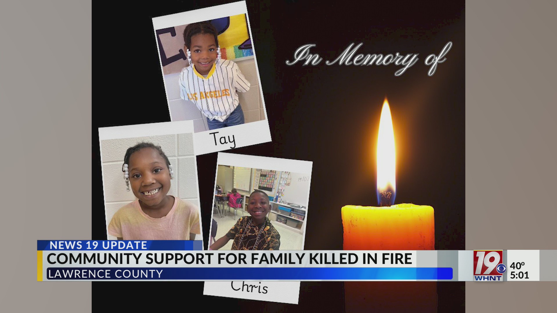 Community support for family killed in fire | Dec. 8, 2025 | News 19 at ...