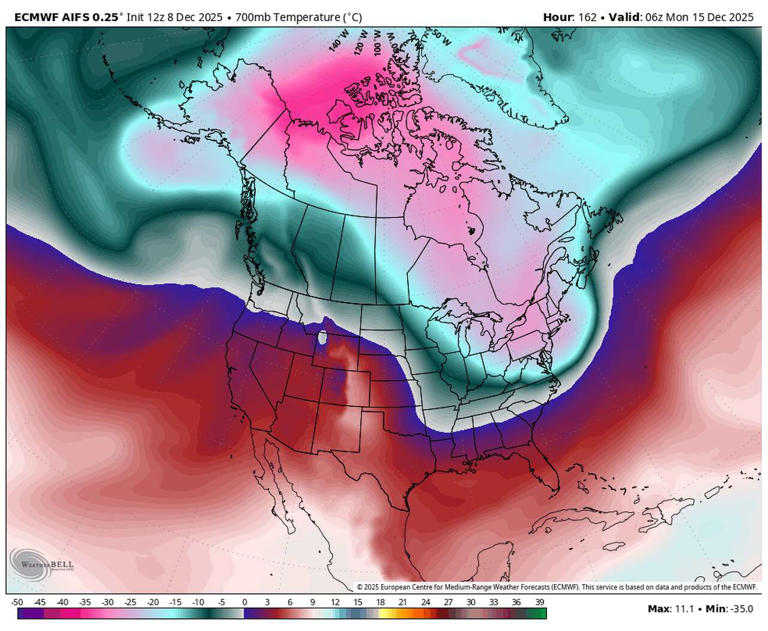 Arctic blasts to cause series of Connecticut cold snaps this month ...