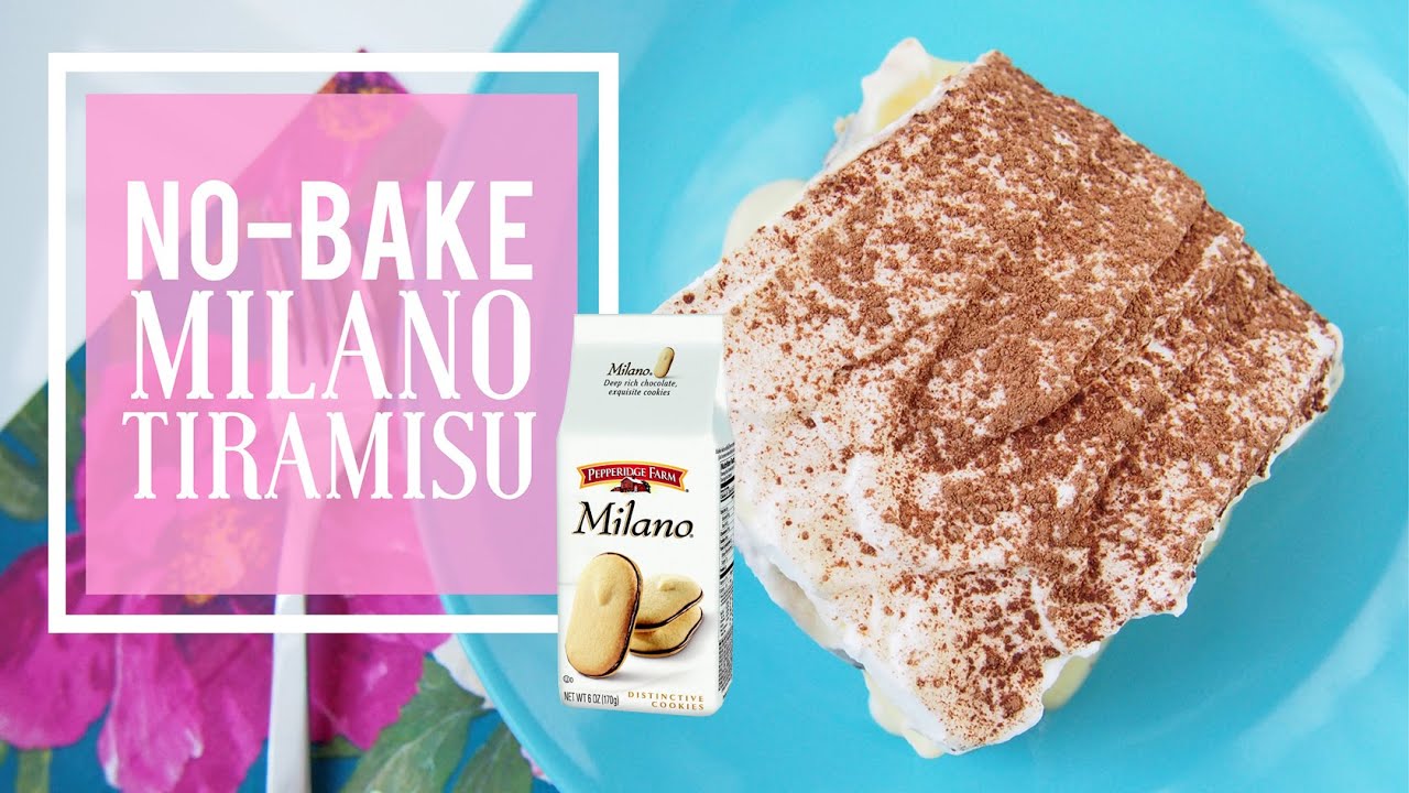 No-bake Milano tiramisu | Best tiramisu recipe ever