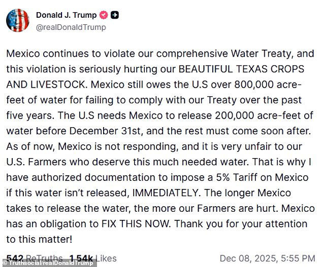 Trump threatens shock new tariff on Mexico for 'seriously hurting ...