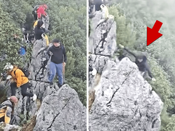Tourist falls off cliff while trying to take selfie in horrifying video