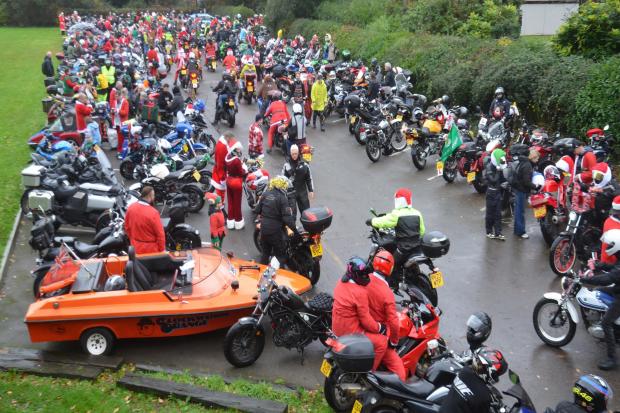 Over 1,000 bikers take part in Reading Toy Run - pictures
