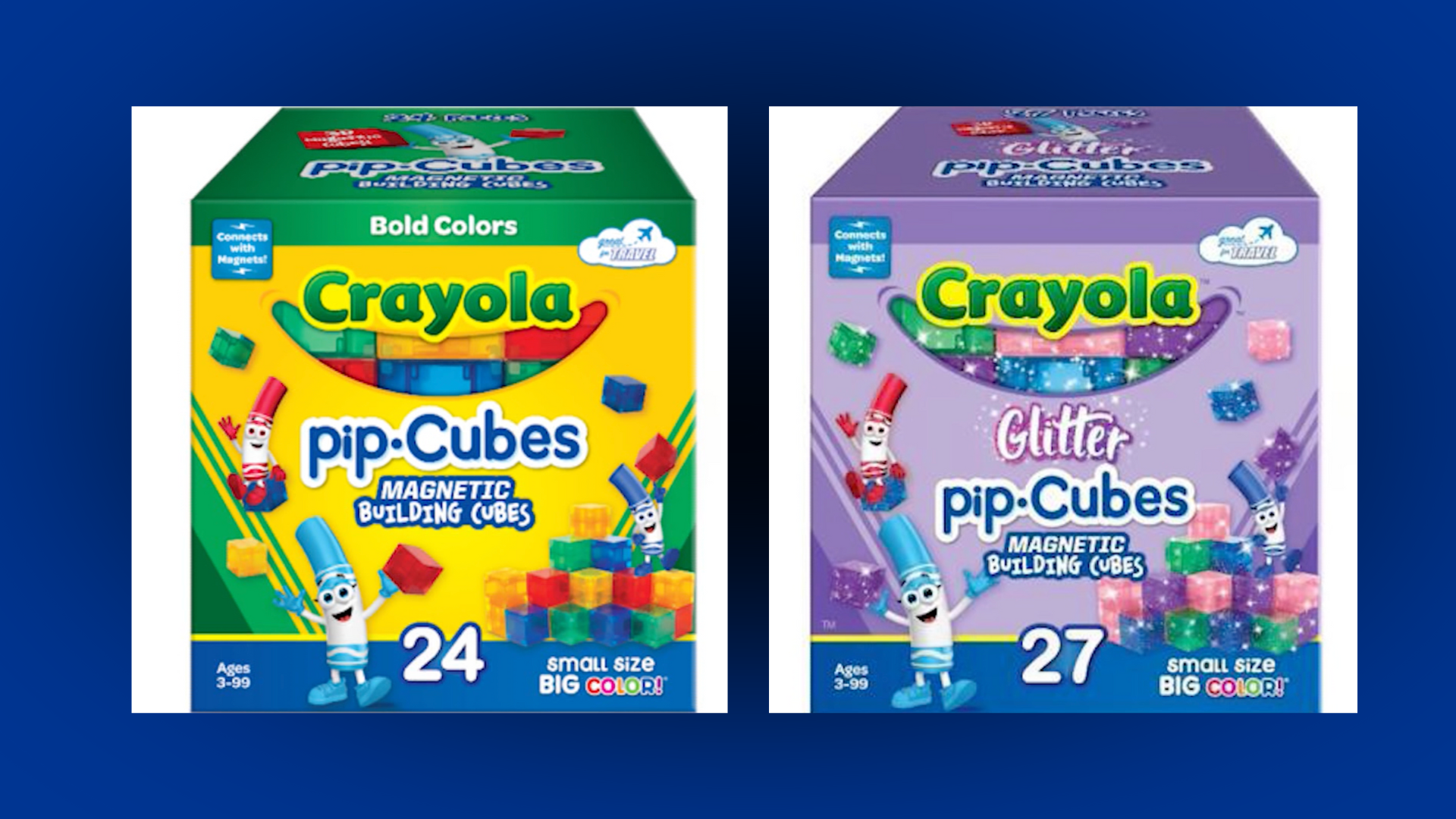 Nearly 10,000 Crayola magnetic cubes recalled due to loose magnets that ...