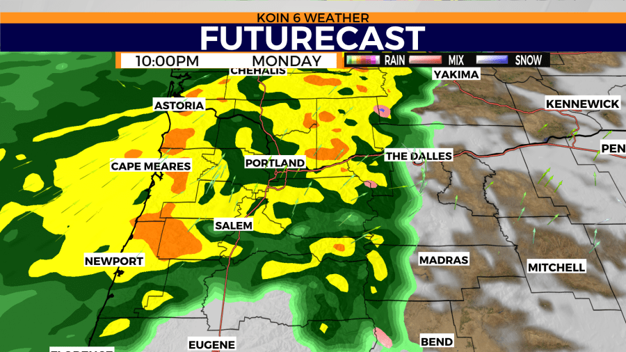 PNW atmospheric river arrives as region braces for potential flooding ...