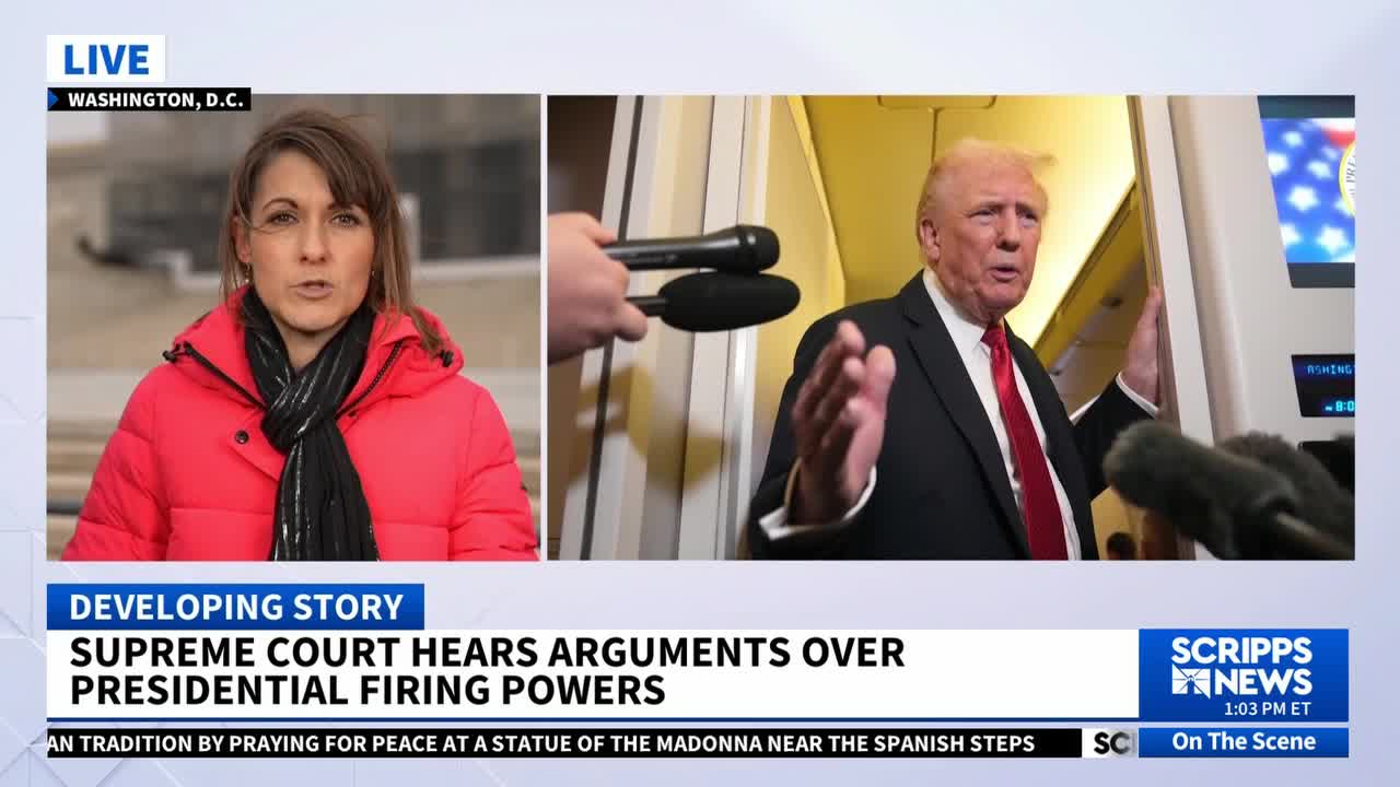Supreme Court hears arguments over presidential firing power