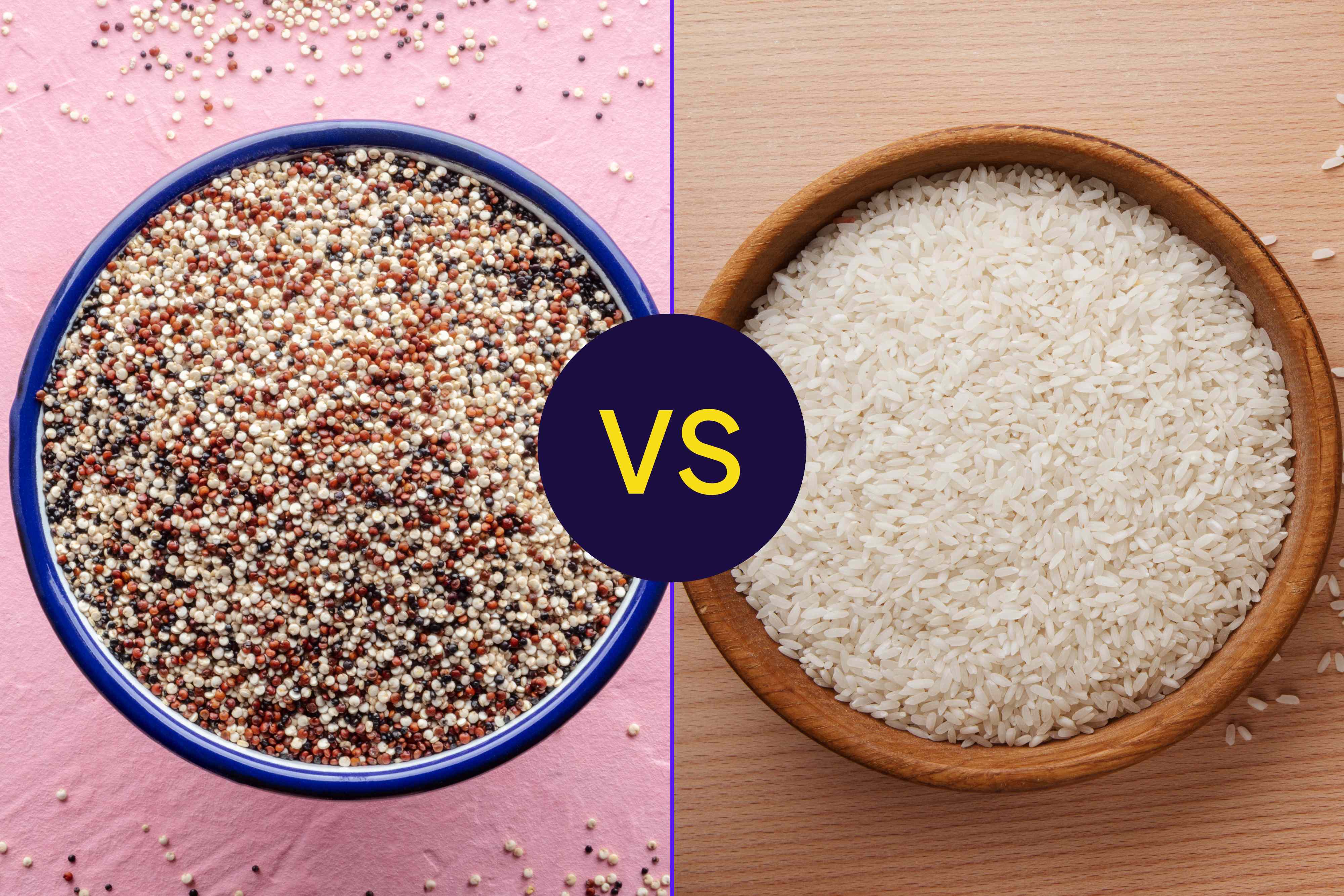Rice vs. quinoa: Which is better for protein and fiber?