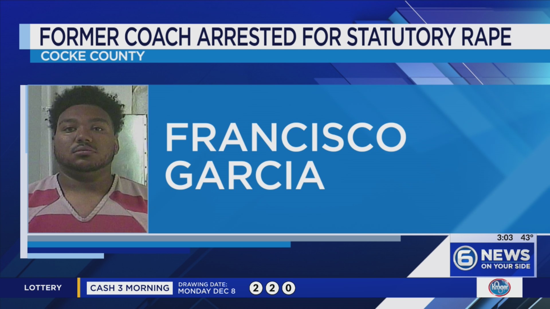 Former Cocke County High School coach charged with statutory rape