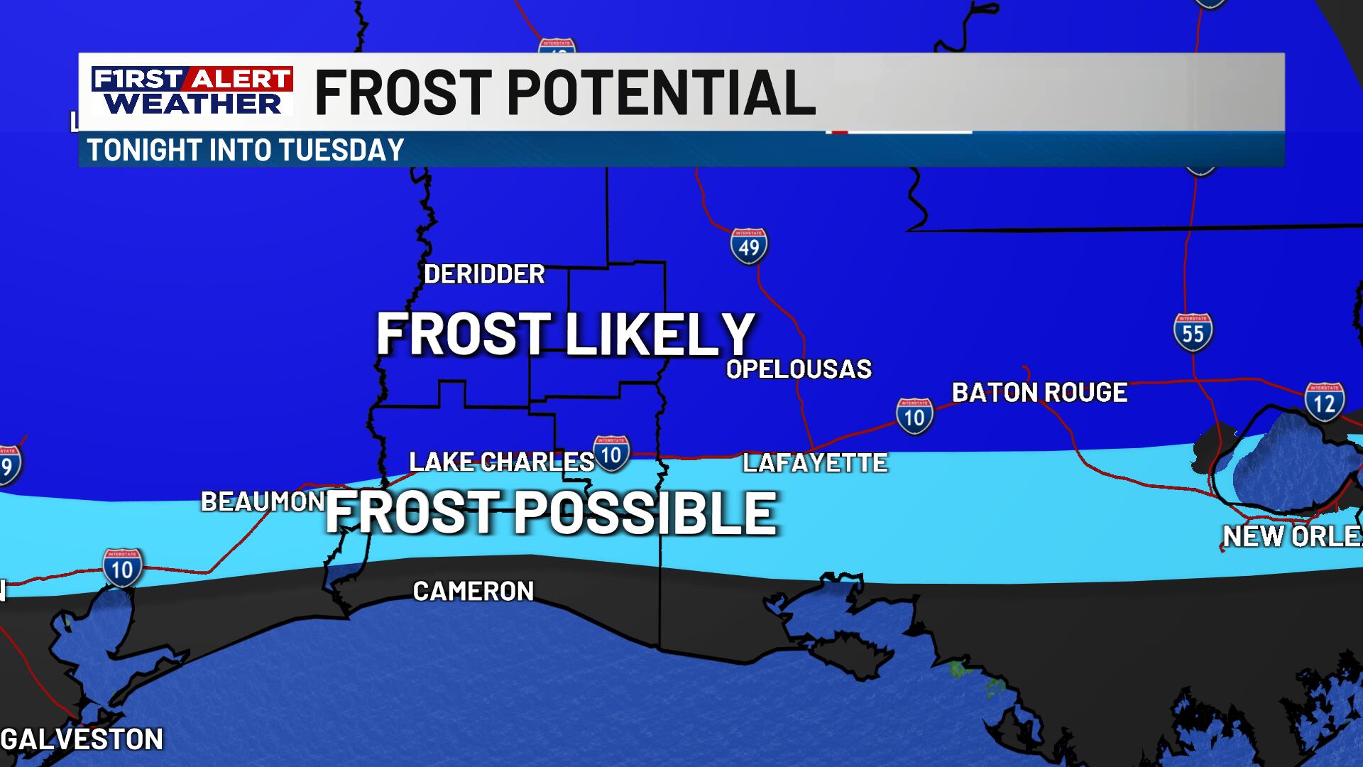 First alert forecast: Cold night ahead, but warmup coming this week