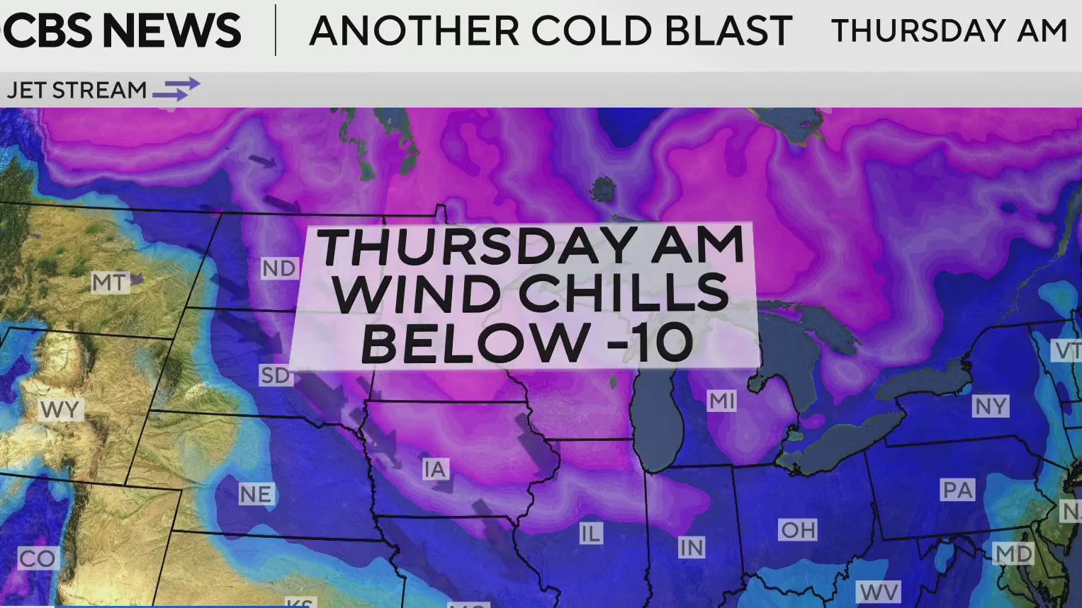 Arctic blast continues in Midwest and Northeast