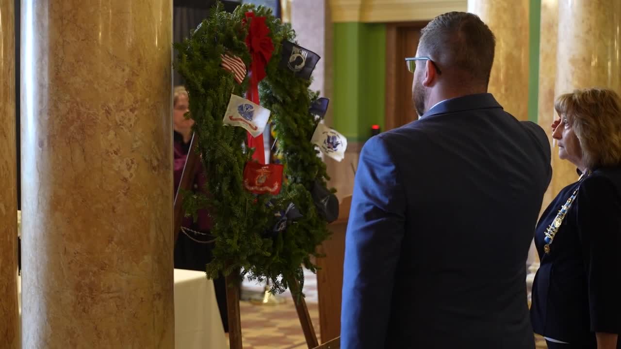 Service members honored at Statehouse Wreaths Across America ceremony