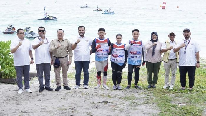 Acara Aquabike Tanjung Tinggi Berlangsung Meriah, Bukan Hanya Seru Tapi Juga Menghasilkan Juara Nasi
