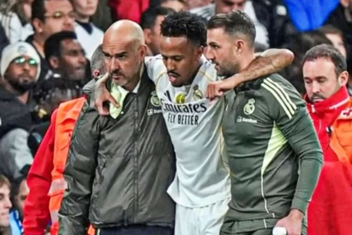 Real Madrid Kehilangan Militao 4 Bulan, Los Blancos Makin Tumbang