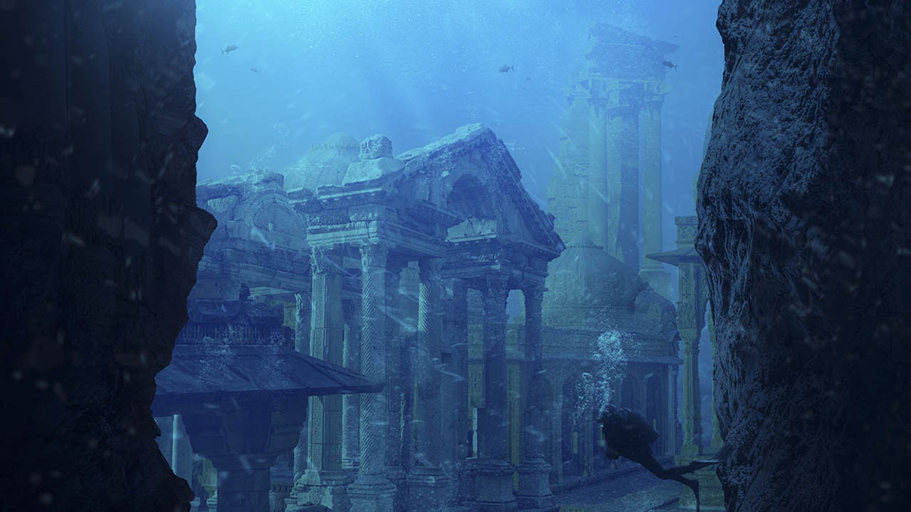 Lost city emerges from the depths Scientists explore Atlantislike