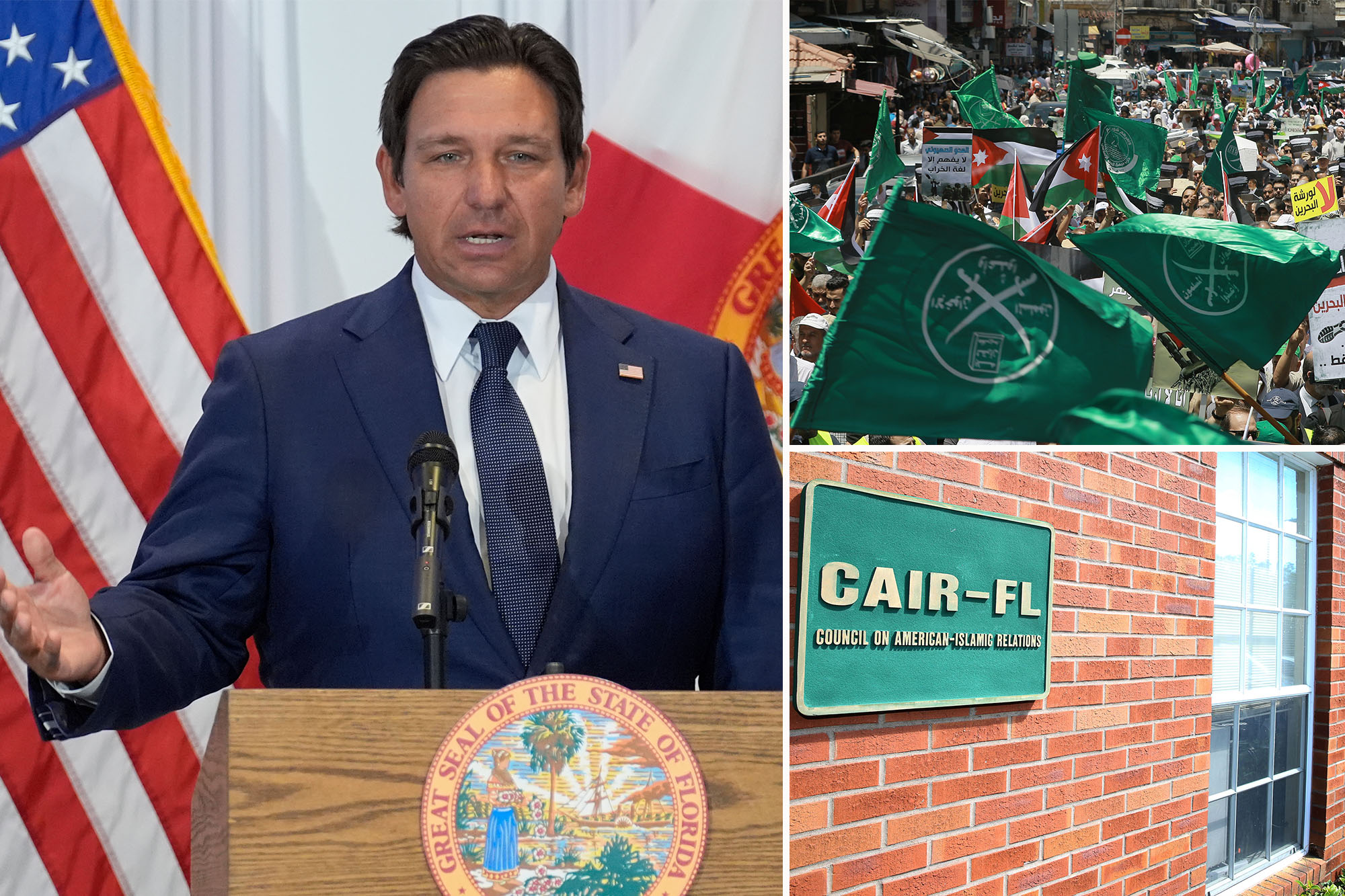 Florida Gov. Ron DeSantis designates Muslim Brotherhood, CAIR as ...