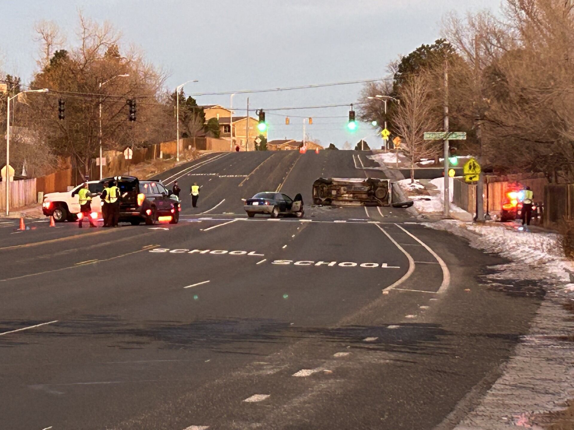 Woman killed in crash in Colorado Springs