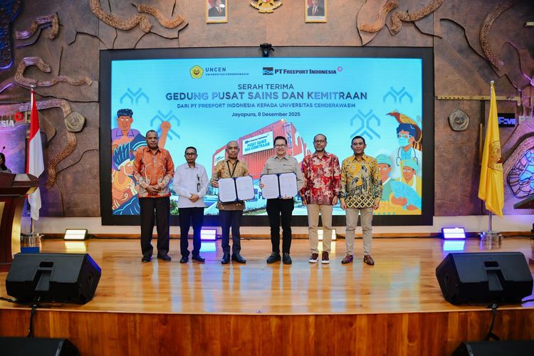 Freeport serahkan gedung sains-kemitraan Uncen, tingkatkan riset dan pembelajaran di Papua